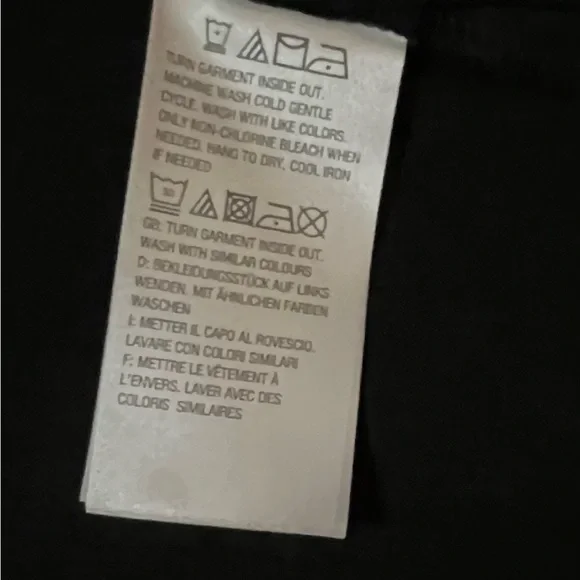 Belle by Kim Gravell boho work career Black zip jacket 3/4 sleeve tassels Large - Picture 7 of 12